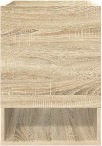 vidaXL End Table 2 pcs Δρύς Sonoma 40 x 40 x 56 εκ. Επεξεργασμένο ξύλο