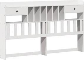 vidaXL Σκελετός Κρεβ. Χωρίς Στρώμα Λευκό 180x200 εκ Μασίφ Πεύκο