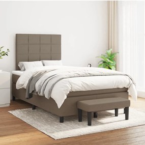 ΚΡΕΒΑΤΙ BOXSPRING ΜΕ ΣΤΡΩΜΑ TAUPE 120X200 ΕΚ. ΥΦΑΣΜΑΤΙΝΟ 3136585