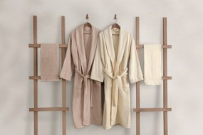 Family Bathrobe Set (4 Pieces) 1062A-047-1 Powder
Cream