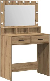 vidaXL Τραπέζι περιποίησης Artisan Oak 79 x 41 x 135 εκ.