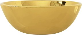 vidaXL Νιπτήρας Χρυσός 28 x 10 εκ. Κεραμικός