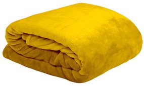 Κουβέρτα Καναπέ Fleece (130x160) S-F Doudou Jaune P25792017