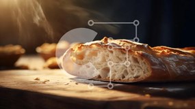 Σετ των 2 Intra Συλλεκτικό Ξύλινο Παζλ Plywood 4mm - Φρεσκοψημένη Μπαγκέτα Σε Ξύλινο Κουτί - Διαστάσεις: 10x10 cm – 25 κομμάτια