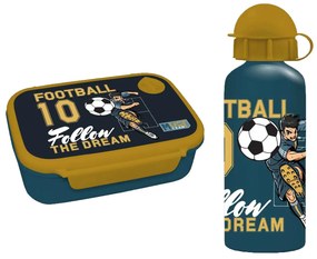 Φαγητοδοχείο 800ml & Παγούρι 500ml Must Football 000586461