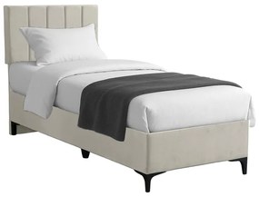 Intrahome Κρεβάτι Moega Intrahome ύφασμα σε κρεμ απόχρωση 90x200εκ | SKU: INTRAPA-434111124