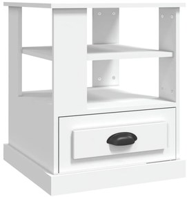 vidaXL Βοηθητικό Τραπέζι Λευκό 50 x 50 x 60 εκ. από Επεξεργασμένο Ξύλο
