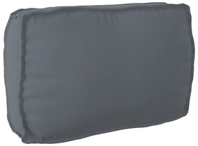 vidaXL Μαξιλάρι Παλέτας για Πλάτη Ανθρακί 70x40x12 εκ. Υφάσματος Oxford