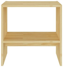 vidaXL Κομοδίνα 2 τεμ. 40 x 30,5 x 40 εκ. από Μασίφ Ξύλο Πεύκου