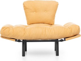 Πολυθρόνα Nitta - Χρώμα Κίτρινο - 95x70x85εκ