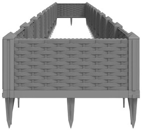 ΖΑΡΝΤΙΝΙΕΡΑ ΜΕ ΠΑΣΣΑΛΟΥΣ ΓΚΡΙ 123,5X43,5X43,5ΕΚ. ΠΟΛΥΠΡΟΠΥΛΕΝΙΟ 368023