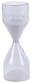 Present Time γυάλινη κλεψύδρα 18εκ.γκρί γυαλί