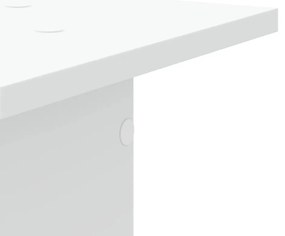 vidaXL Βάσεις Ηχείων 2 Τεμ. Λευκή 30x30x95 εκ. Επεξ. Ξύλο