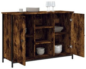 vidaXL Ντουλάπι Καπνιστή Δρυς 100x35x70 εκ. από Επεξεργασμένο Ξύλο