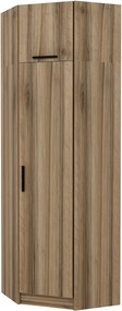 Μονοφυλλη Ντουλαπα Γωνιακη Δρυς KALEO 52x135x210