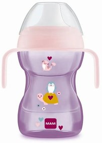 Ποτηράκι Με Χερούλια Fun to Drink Cup Better Together 461G 270ml 8+ Μηνών Pink Mam 270ml Silicon,Plastic