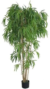 Τεχνητό Δέντρο Μπαμπού Lagoon 7450-6 183cm Green-Beige Supergreens Πολυαιθυλένιο,Ύφασμα