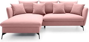 Γωνιακός καναπές Vitalia-Roz-Αριστερή