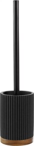 ΑΞΕΣΟΥΆΡ ΜΠΆΝΙΟΥ TOILET BRUSH PLAIN POLYRESIN ACACIA NIAGARA NOIR D