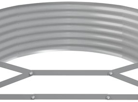 vidaXL Ζαρντινιέρα Ανθρακί 322x100x36εκ Γαλβανισμένος χάλυβας
