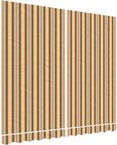 vidaXL Τεντόπανο Ανταλλακτικό Ριγέ Πολύχρωμο 3x2,5 μ.