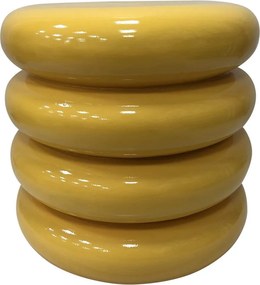 ΒΟΗΘΗΤΙΚΆ ΤΡΑΠΕΖΆΚΙΑ ΚΉΠΟΥ SIDE TABLE TALUM MGO YELLOW Ψ40X40,5CM