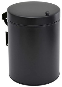 Κάδος Απορριμμάτων 3lt 03-690-403 Matt Black Wall Mounted Steel,Plastic
