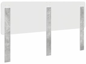 vidaXL Κεφαλάρι Σκυρόδεμα Γκρι 180 cm Επεξεργασμένο ξύλο