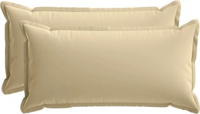 vidaXL Κάλυμμα Μαξιλαριού 2 τμχ. HOUTEN Μπεζ 40 x 70 cm Πολυεστέρας