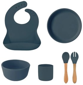 MinikOiOi Σετ BLW III από Σιλικόνη Deep Blue