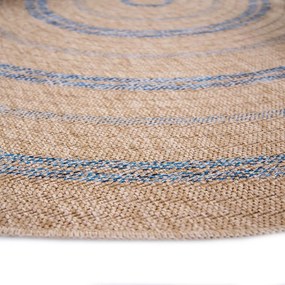 Στρογγυλό Χαλί Καλοκαιρινό (Φ240) Royal Carpet Avanos 8863 Denim