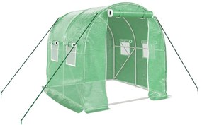 vidaXL Θερμοκήπιο με Ατσάλινο Πλαίσιο 4 μ² 2 x 2 x 2 μ.
