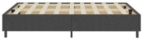 Πλαίσιο Κρεβατιού Boxspring Γκρι 180 x 200 εκ. Υφασμάτινο - Γκρι