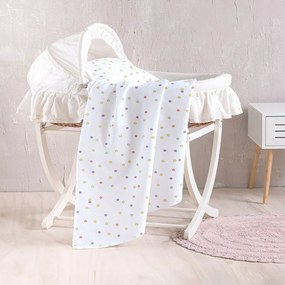 Σεντόνι Βρεφικό Blaze White Ρυθμός Λίκνου 80x110cm 100% Cotton