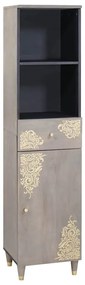 vidaXL Σετ Επίπλων Μπάνιου με συρτάρι 3 pcs Γκρι 62 x 33 x 58 εκ.