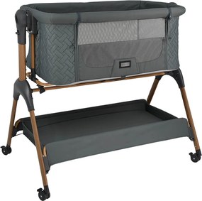 Λίκνο (0+ Μηνών/Έως 9kg) Bebe Stars Style 2 in 1 Smoked Grey 847-186