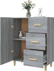 vidaXL Ντουλάπι Γκρι Sonoma 69,5 x 34 x 90 εκ. από Επεξεργασμένο Ξύλο