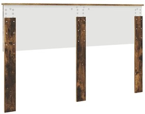 vidaXL Κεφαλάρι Καπνιστό Δρύς 150 cm Επεξεργασμένο ξύλο