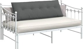 vidaXL Μαξιλάρι Πλάτης Σκούρο Γκρι 140 x 50 x 19 cm ύφασμα