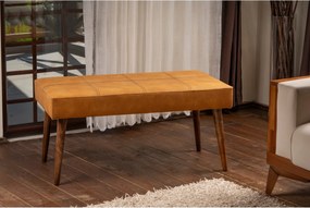 Πουφ Σκαμπό Μουσταρδί POLE 46x92x44