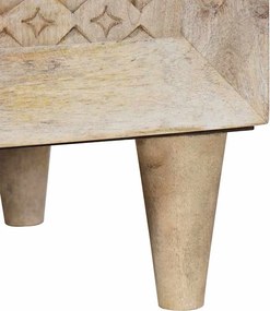 vidaXL Πλαϊνό γραφείο Λευκό 33.5 x 80 x 75 εκ