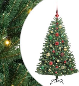 vidaXL Τεχνητό Χριστουγεννιάτικο Δέντρο με Άξονα Πράσινο 120 cm