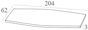 SLIM-Σ5-ΣΤΡΩΜΑ POLYESTER 3εκ.WHITE
