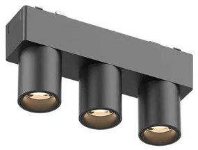 Φωτιστικό Μαγνητικής Ράγας LED 6W 12x6 IP20 3000K Inlight-T03601-BL-Μαύρο T03601-BL