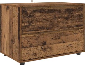 vidaXL Ντουλάπι αποθήκευσης Παλιό Ξύλο 80 x 48 x 57 εκ