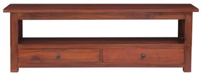 vidaXL Έπιπλο Τηλεόρασης Καφέ 115 x 30 x 40 εκ. από Μασίφ Μαόνι