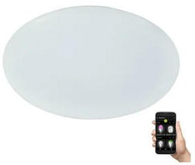 Eglo Totari Μοντέρνα Πλαστική Πλαφονιέρα Οροφής με Ενσωματωμένο LED σε Λευκό χρώμα 38cm 900084