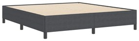 vidaXL Σκελετός Κρεβατιού Σκούρο γκρι 180 x 200 cm Βελούδο