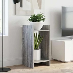 vidaXL Βάση φυτών με ράφι Γκρι Σονομά 30 x 30 x 60 cm