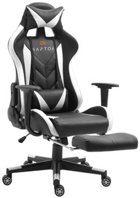 Καρέκλα Gaming Raptor Stellar-Leuko - PVC,Μέταλλο - PoliHome